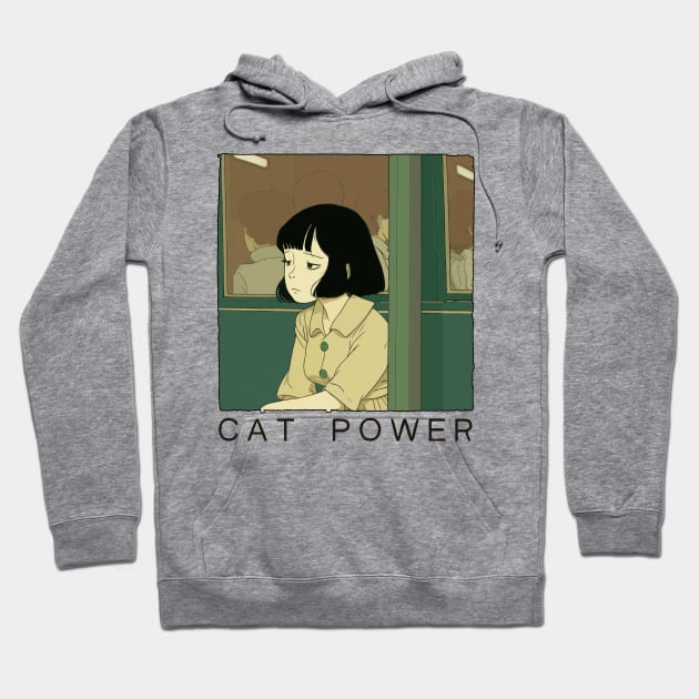 Cat Power ^^^^^^ Fan Art Design Hoodie by unknown_pleasures